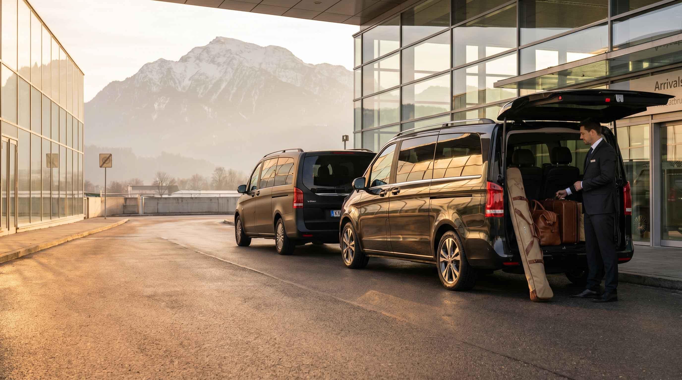 Salzburg Airport 4 km zur Altstadt VIP-Transfer Taxi