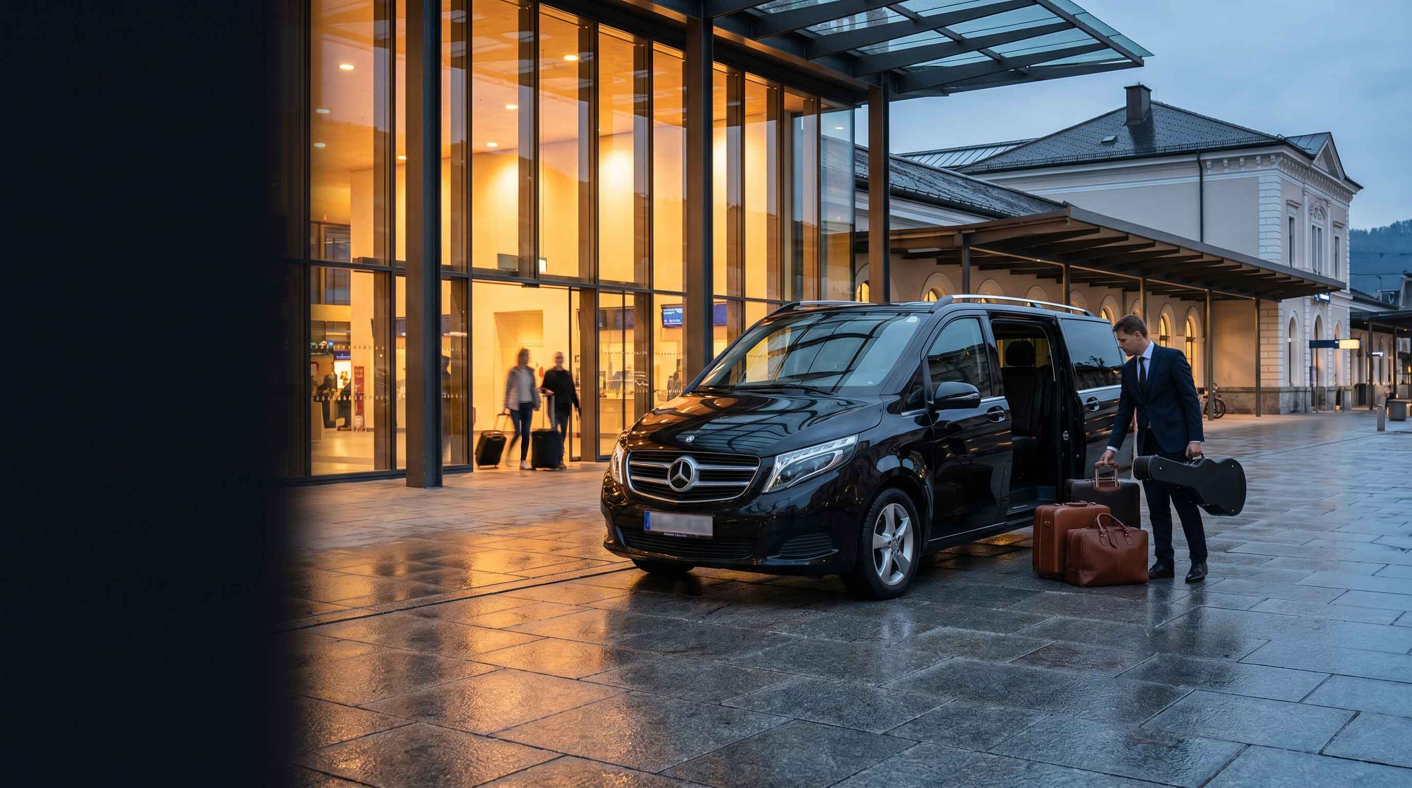 Salzburg Wien Flughafen VIP-Transfer Taxi