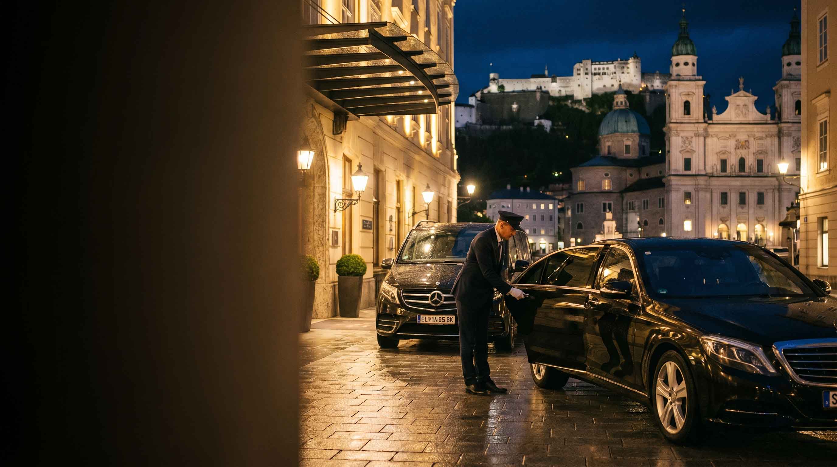Private chauffeur VIP transfer in Salzburg
