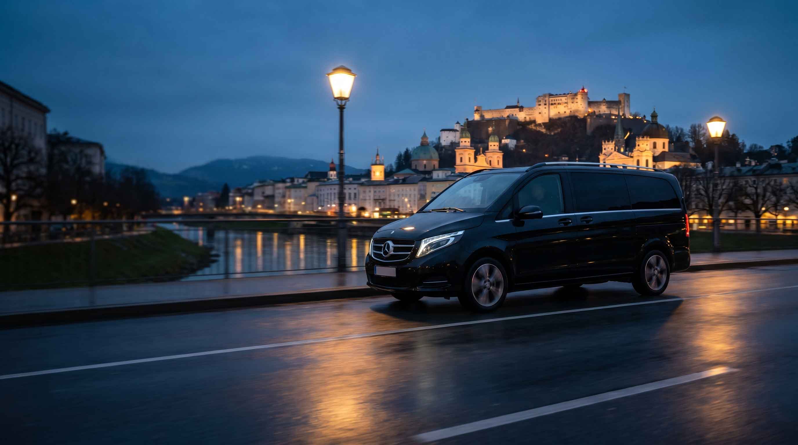 Salzburg City Tour VIP transfer taxi